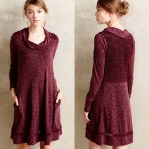 Saturday Sunday Anthropologie Crochet Swing  Dress In XS
